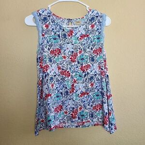 True
Craft Sleeveless Floral Top 